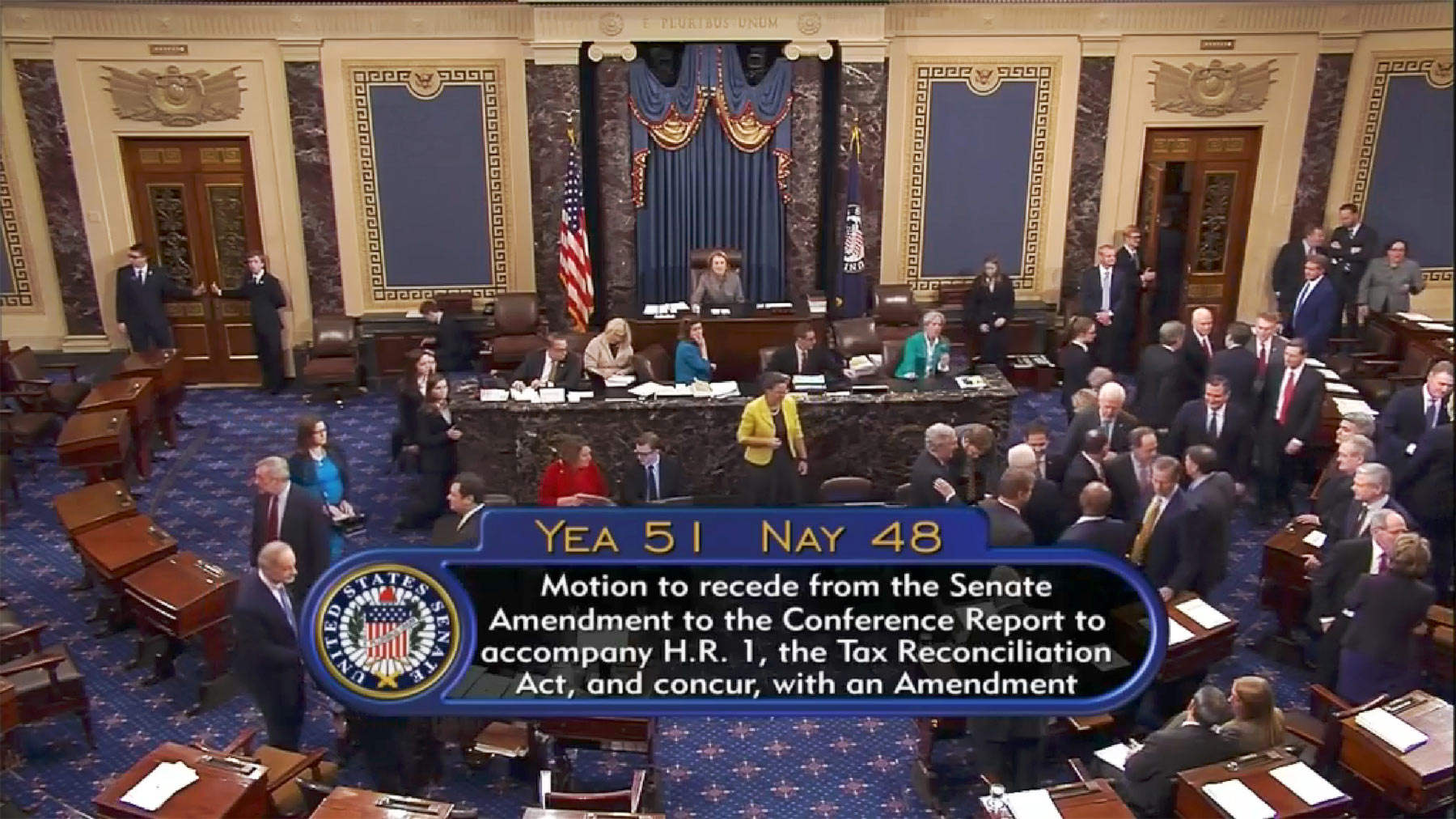 Senate Votes on Tax Reform Bill