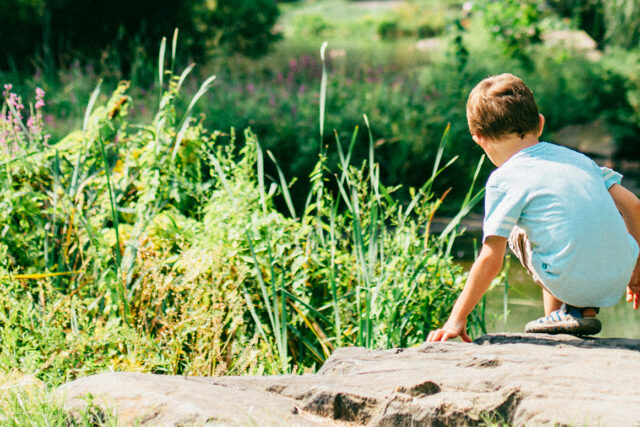 child in park