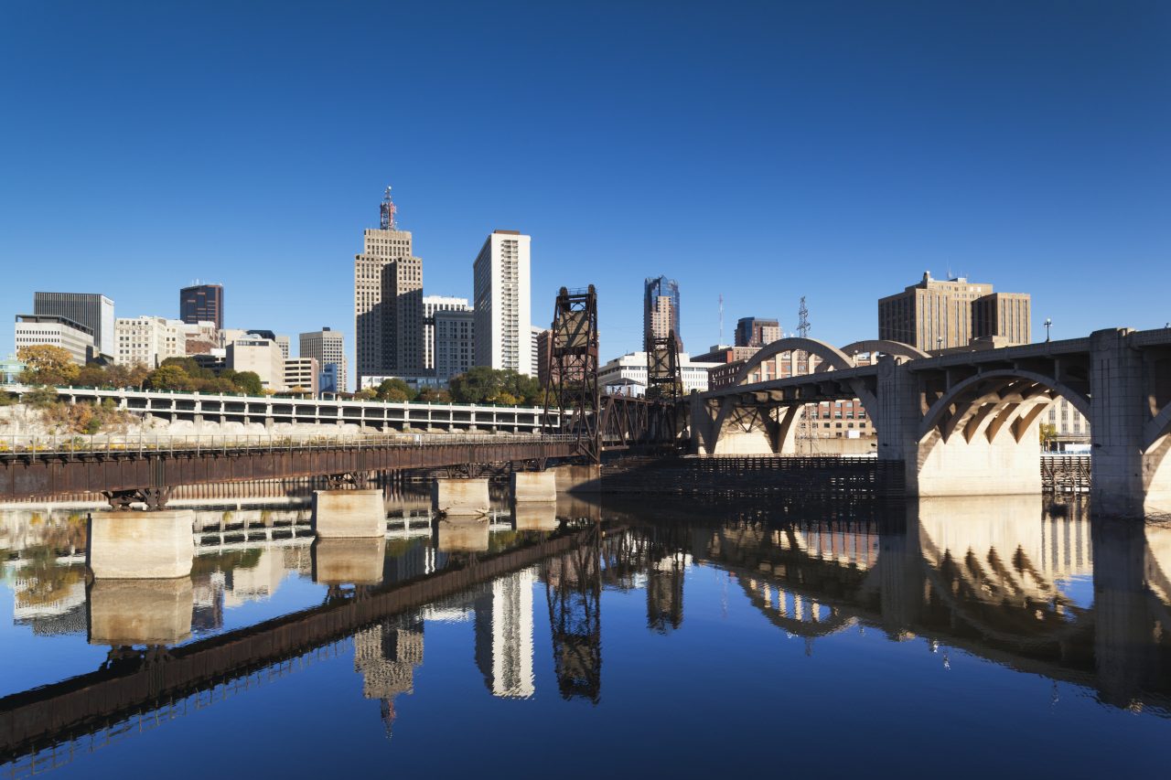St Paul, Minnesota Skyline