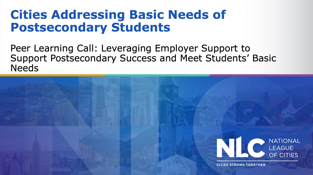 From the Event Leveraging Employer Support to Support Postsecondary