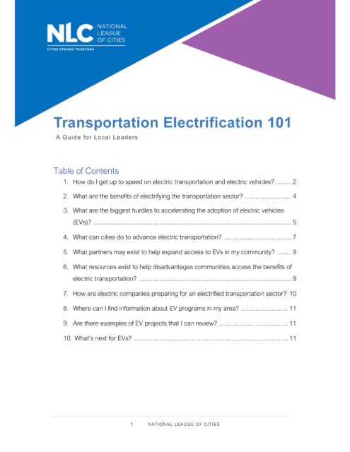 Electric Vehicles 101