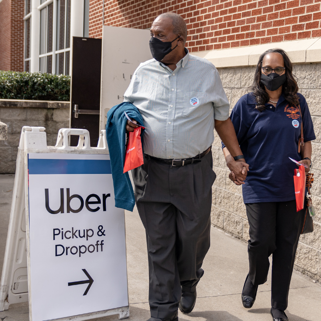 uber pickup and drop off during pandemic