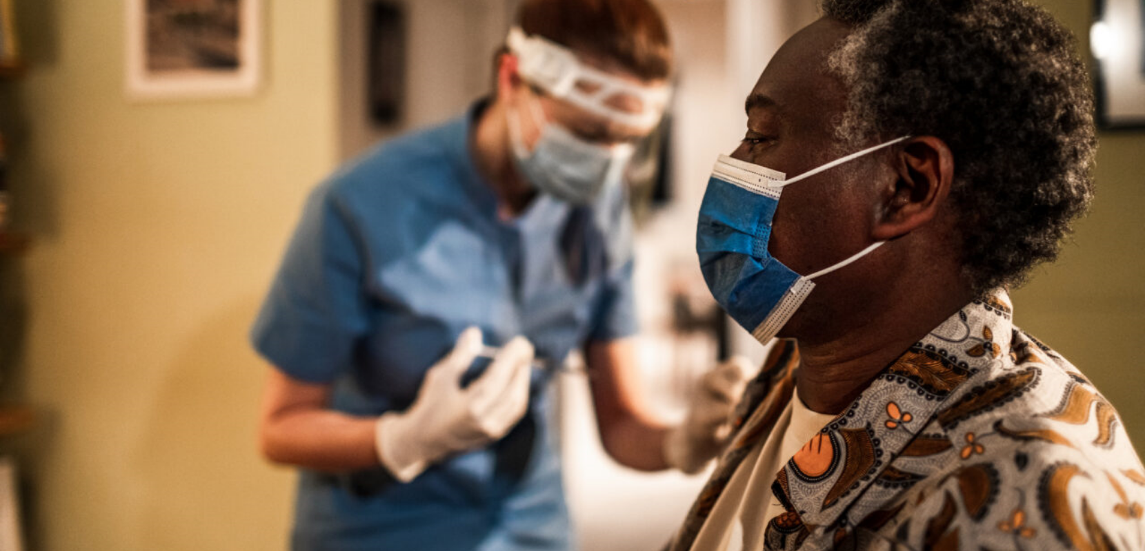 person getting a vaccination