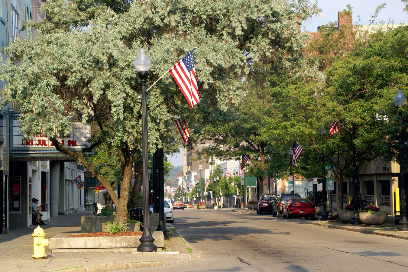 patriotic small town