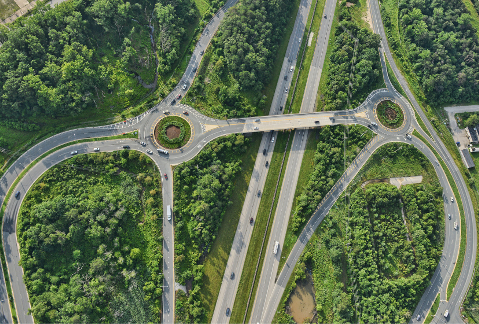 Aerial view of Westminster, MD